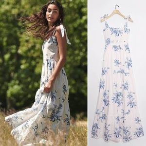Anthropologie Agua Bendita Celestine Maxi Dress